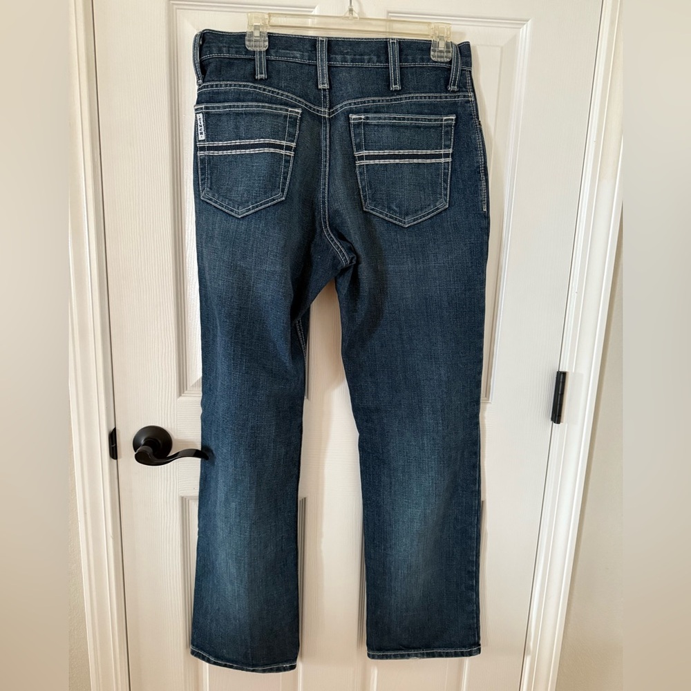 Excell condition men’s Cinch white label bootcut denim pants jeans size 31x32